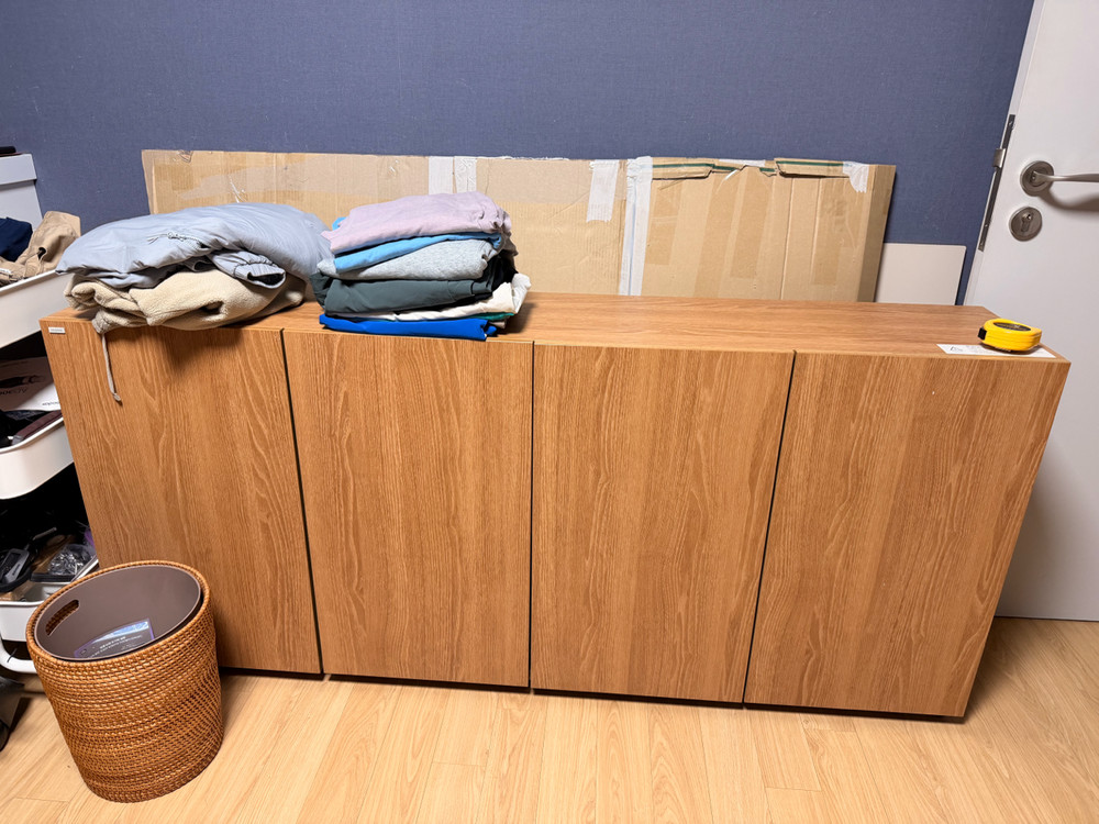 데스커 w1600 2단 책장 수닙장 이미지