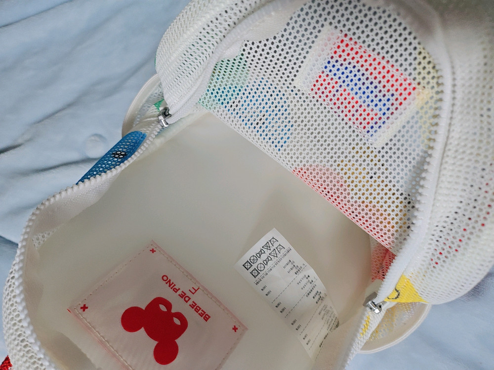 베베드피노 올오버 하트 메쉬 가방 이미지