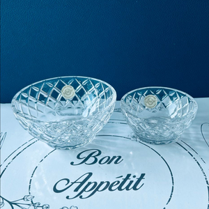 미국 빈티지 레녹스 체코산 크리스탈 디저트 볼 2종 (개당 판매가) 이미지