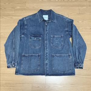 에스피오나지 데님 커버올 셔츠 자켓 워시드인디고 M 이미지