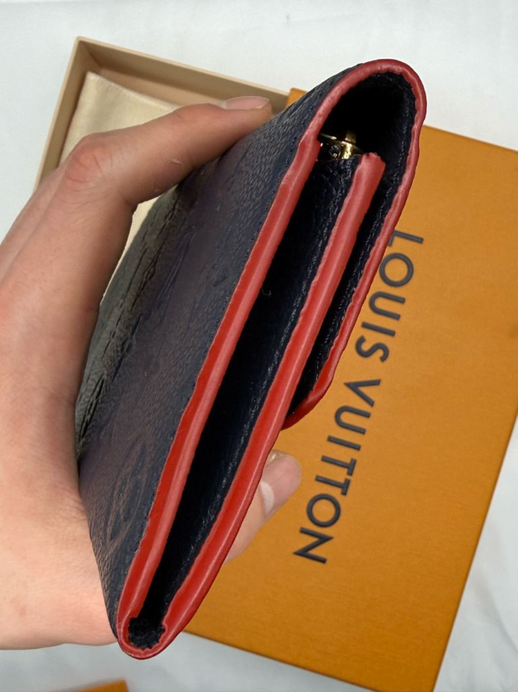 루이비통 사라 월릿 장지갑(네이비) 이미지