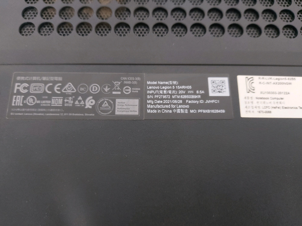 레노버 Legion 5 게이밍 노트북 판매합니다 이미지