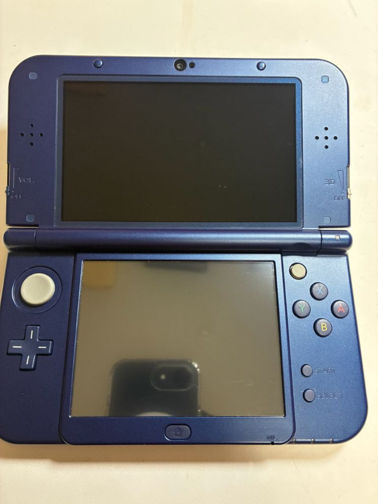 [고장]뉴 닌텐도 3DS XL 메탈릭 블루 게임칩 6개 이미지