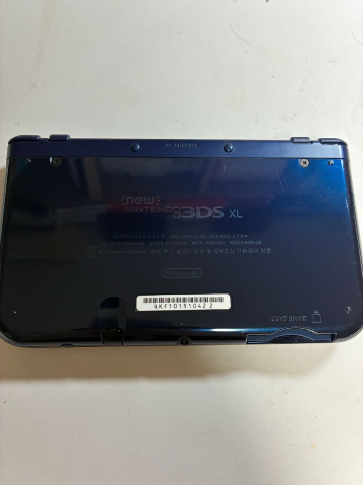 [고장]뉴 닌텐도 3DS XL 메탈릭 블루 게임칩 6개 이미지