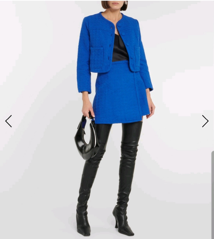 프로엔자슐러 크롭 트위드 자켓/8/M 이미지