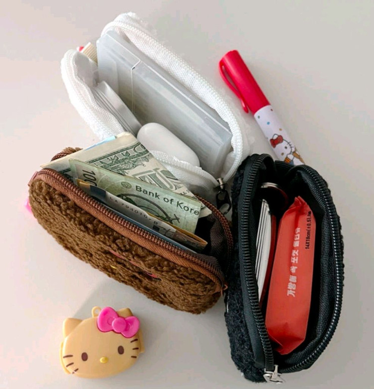 헬로키티 카드지갑 미니파우치 동전지갑 새상품 이미지