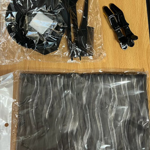 새상품) 미용 셀프 염색 도구 +염색 가운 세트 이미지