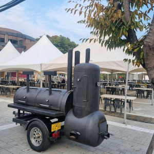 바베큐 트레일러 이미지