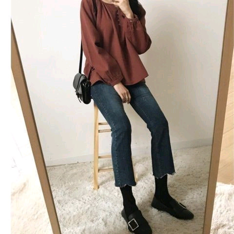 고고싱 라운드 코튼 벌룬 버튼 블라우스 퓨어다 케이클럽 프렌치오브 프롬비기닝 육육걸즈 리얼옐로우 핫핑 리리앤코 빈블 이미지