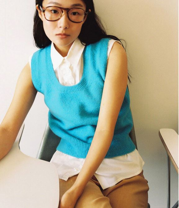 PONYTAIL 포니테일 니트 베스트 M 이미지