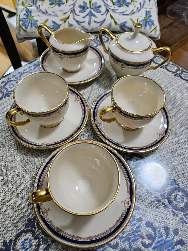 레녹스 뷰캐넌 커피잔 3조 & 슈가볼·크리머 (수량 변경) 이미지