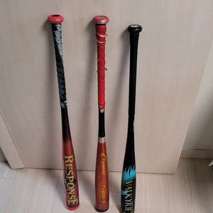 리판 오리 등 야구 배트 3자루 판매 이미지