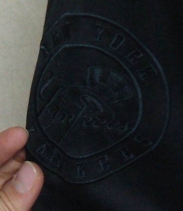 [상태굿]MLB 엠엘비 정품. 디자인 넘 깔끔한 뉴욕 양키스 춘추용 야구 니트 점퍼 이미지