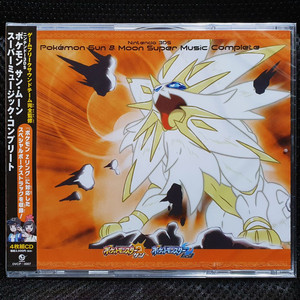 닌텐도 3DS 포켓몬스터 선 문 슈퍼 뮤직 컴플리트 CD 미개봉 신품 이미지