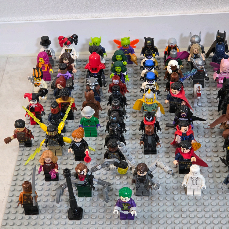 레고 마블 피규어와 벌크 입니다 이미지