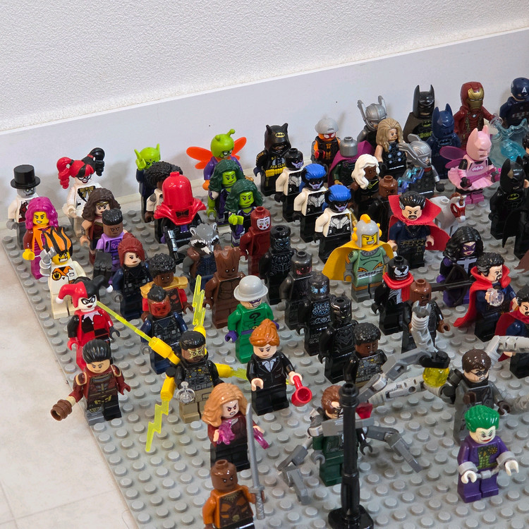 레고 마블 피규어와 벌크 입니다 이미지