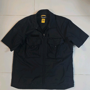 코오롱 볼디스트 블랙 멀티 포켓 나일론 워크 반팔 자켓 작업복 이미지