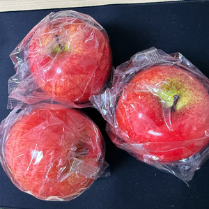 사과 모형 홍옥 인테리어 소품 장식 3개 세트 새상품 10cm 이미지