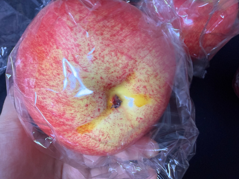 사과 모형 홍옥 인테리어 소품 장식 3개 세트 새상품 10cm 이미지