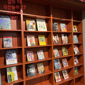 만화방책장 70개 개당 3만원 만화책장 선반 다이 이미지