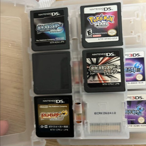 닌텐도 ds 포켓몬스터 dp디아루가dp펄기아 pt기라티나 하트골드 블랙 화이트 블랙2 팔아요 이미지