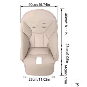 아기 식탁 하이체어 의자 커버 이미지