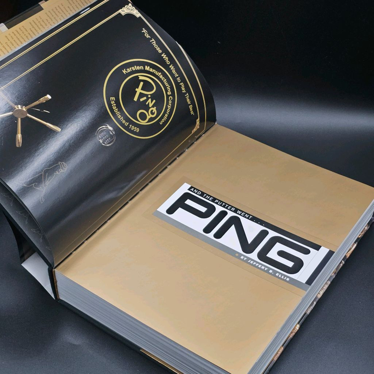 핑 PING 공식 히스토리 북 역사서 황동퍼터 아이언 멜로디퍼터 karsten 이미지