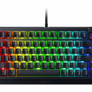 Razer BlackWidow V4 75% KR 블랙 텐키리스 / 핫스왑 가스켓 오렌지축 이미지