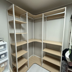 한샘 스테이 드레스룸 시스템 행거 (내추럴 컬러) 이미지