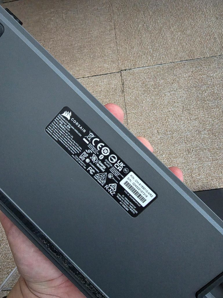 커세어 K70 PRO MINI wireless 무선 게이밍 키보드 + 아크릴 팜레스트 이미지