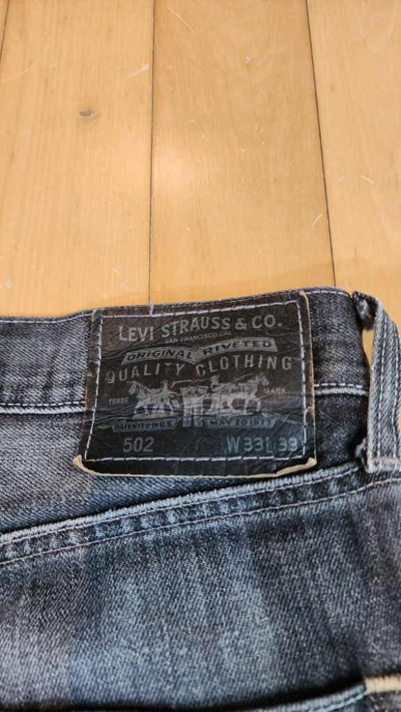 리바이스 502 스트레이트핏 데님팬츠 33 이미지