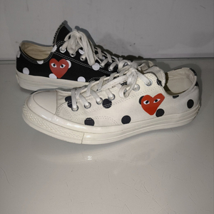 275mm 컨버스 x 꼼데가르송 도트 척테일러 스니커즈 이미지