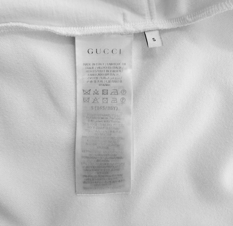 [S] 구찌 여성 체리 자수 테크니컬 집업 트랙 저지 자켓 화이트 이미지