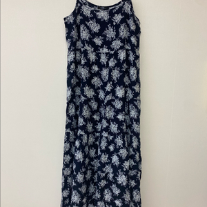 LAP 네이비 플라워 원피스 택포 이미지