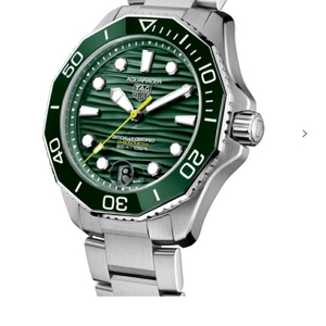 태그호이어 아쿠아레이서 녹판 국내 백화점 구매 이미지