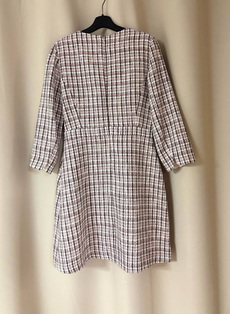 로엠 카라 트위드 원피스 이미지