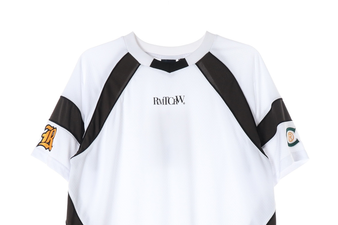 (새상품)로맨틱크라운 24SS RC플레이 로고 레이싱 져지 반팔 티셔츠 이미지