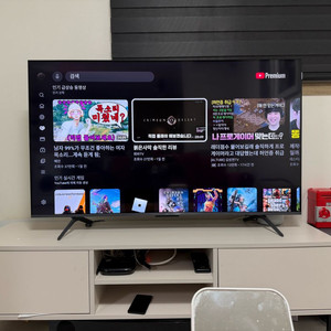 TCL 4K UHD QLED TV • 138.8cm(55인치) • 이미지