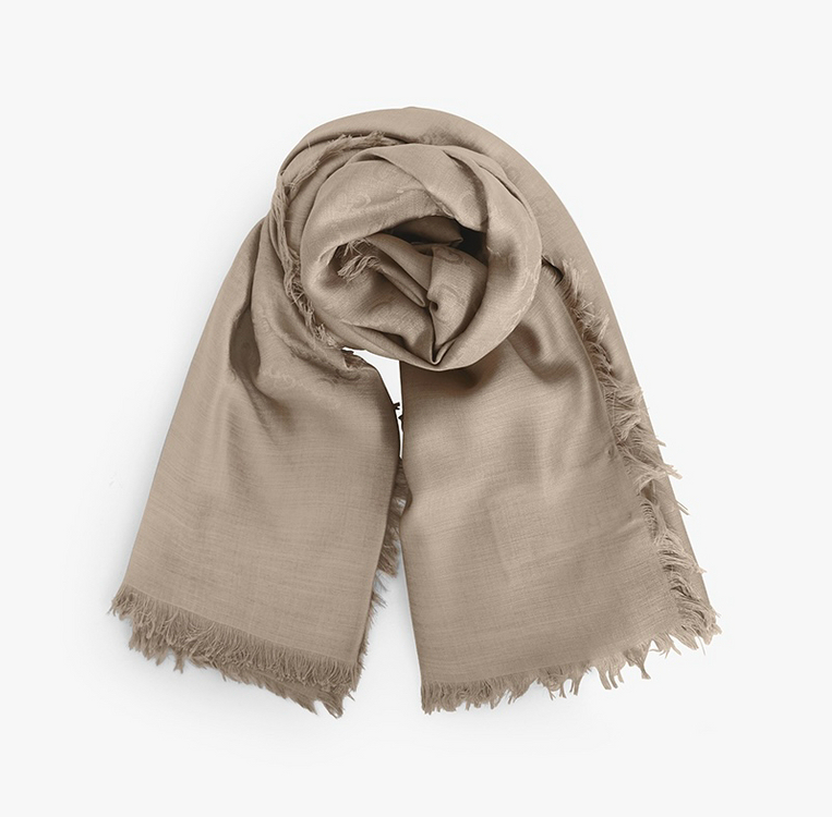 [새상품/풀구성] 구찌 자카드 GG 머플러 스카프 울 실크 목도리 이미지