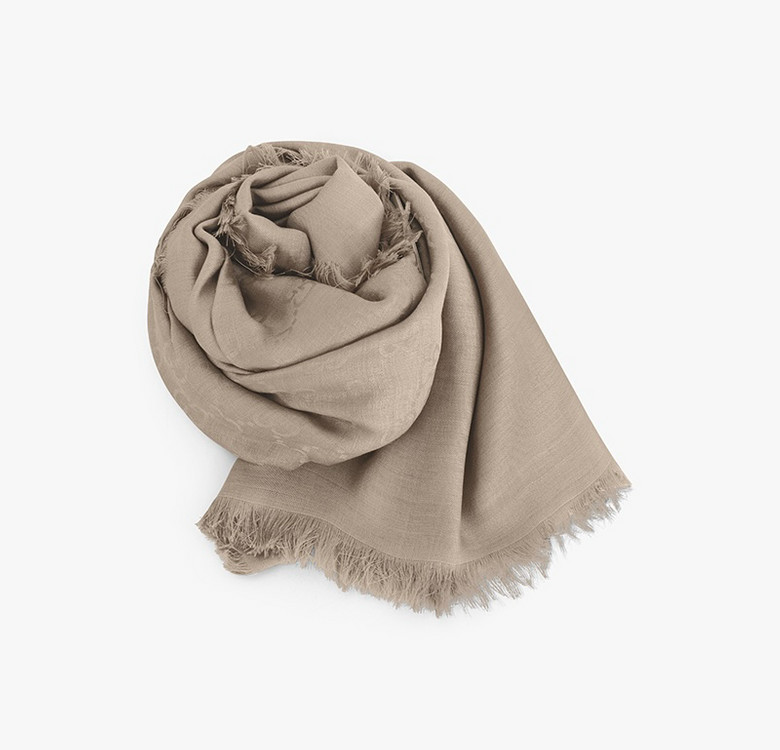 [새상품/풀구성] 구찌 자카드 GG 머플러 스카프 울 실크 목도리 이미지