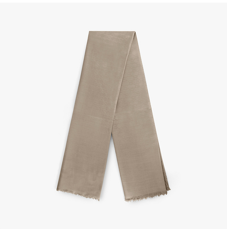 [새상품/풀구성] 구찌 자카드 GG 머플러 스카프 울 실크 목도리 이미지