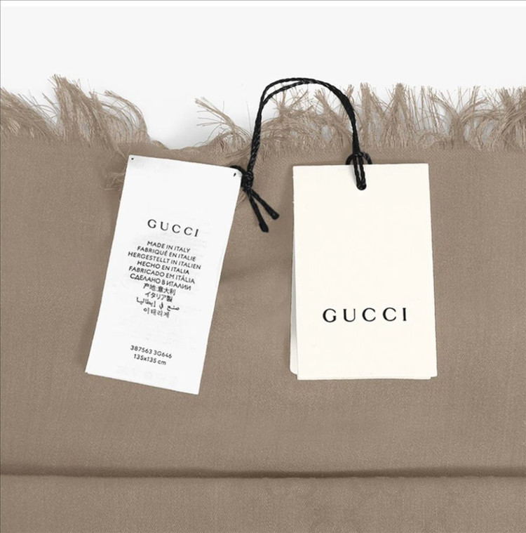 [새상품/풀구성] 구찌 자카드 GG 머플러 스카프 울 실크 목도리 이미지