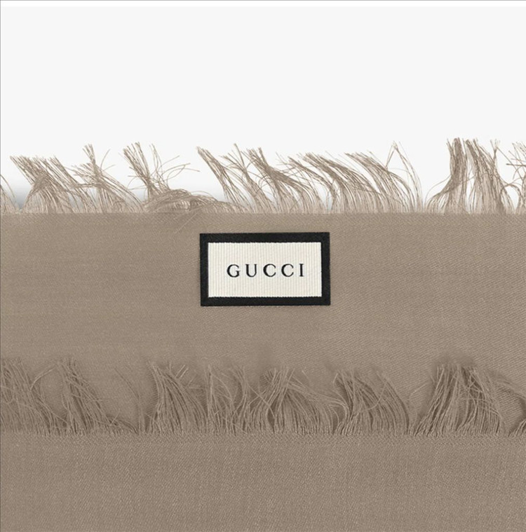 [새상품/풀구성] 구찌 자카드 GG 머플러 스카프 울 실크 목도리 이미지