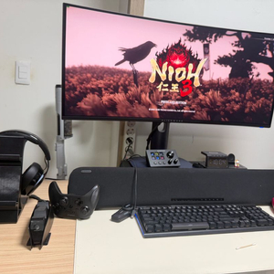 델 와이드커브드 32인치 qhd 모니터 판매 합니다 이미지