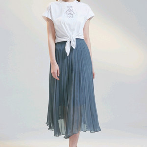 [새상품] 타임 플리츠스커트 55사이즈 이미지