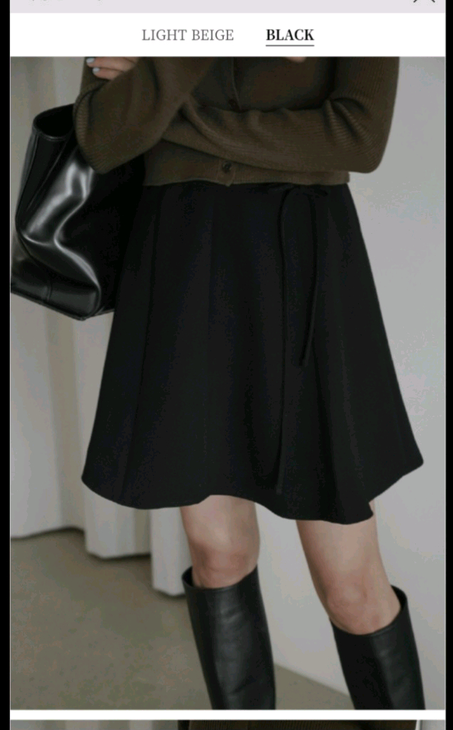 유매르 플레어 스커트 새상품 이미지