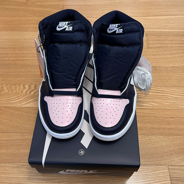 나이키 우먼스 조던1 하이 애트모스피어 240 버블검 핑크 새제품 Nike 스니커즈 운동화 신발 DD9335-641 이미지