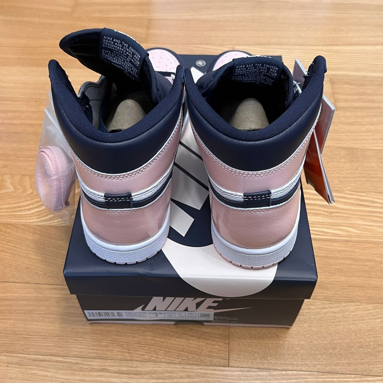 나이키 우먼스 조던1 하이 애트모스피어 240 버블검 핑크 새제품 Nike 스니커즈 운동화 신발 DD9335-641 이미지