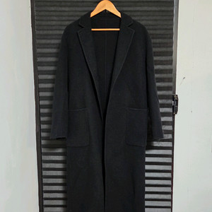 (정품) [비이커] 울 캐시미어 미니멀 핸드메이드 롱 코트 | 00096 이미지