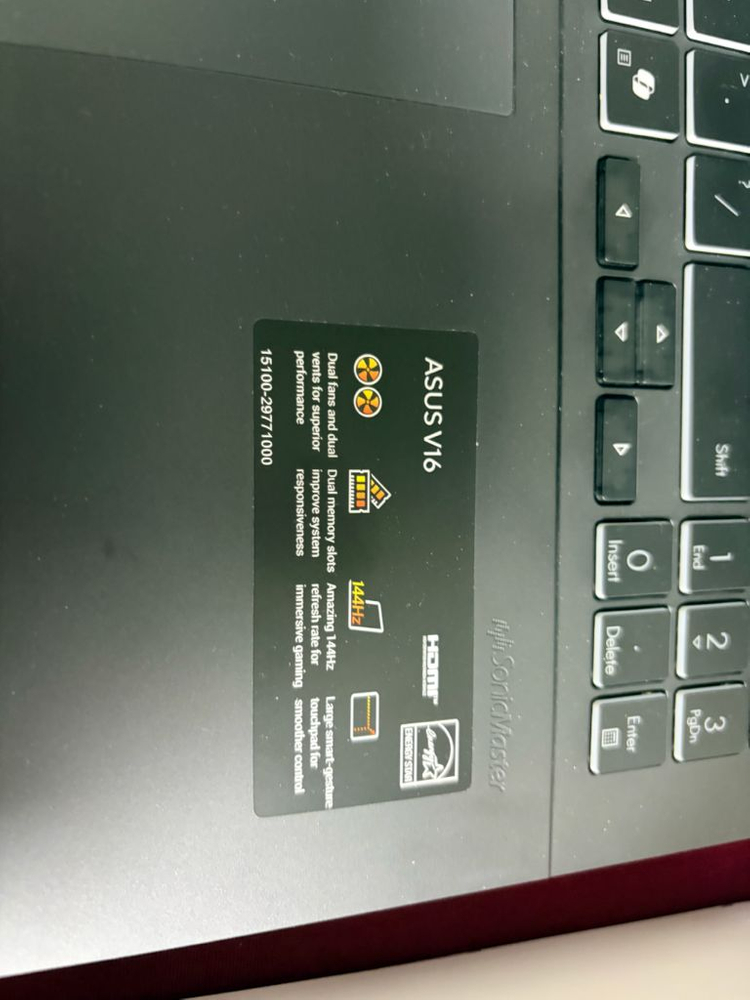 에이수스 v16 4050 게이밍 노트북 판매 이미지